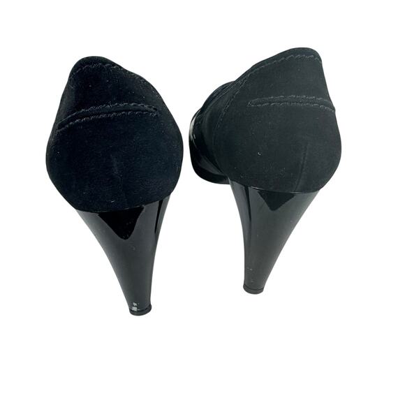 Stuart Weitzman Blade Suede Leather Slip On High Heel Pumps Size 7.5 - Picture 3 of 9